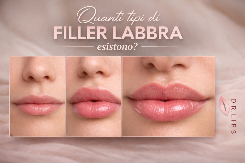tipi di filler labbra: labbra sottili, voluminose e definite, filler dinamico